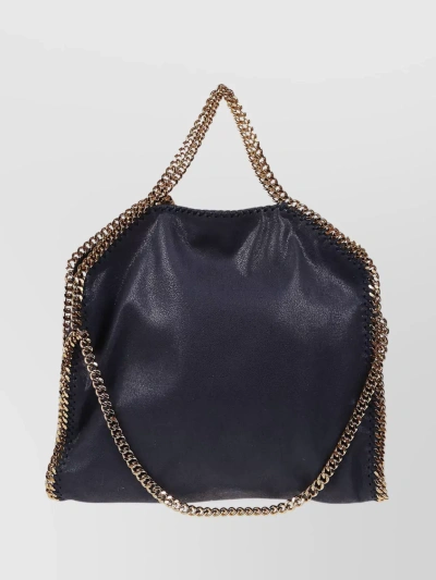 Stella Mccartney Chain Tote With Versatile Styling Options In Blue