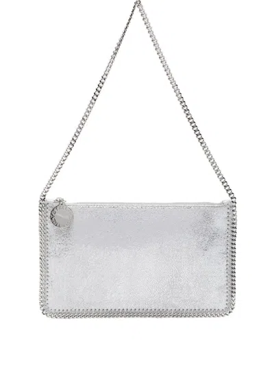 STELLA MCCARTNEY CHAIN-TRIM CLUTCH BAG