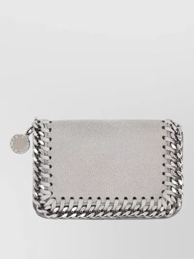 Stella Mccartney Chain Trim Small Shoulder Purse Cardholder In Multi