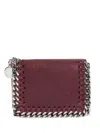 Stella Mccartney Chain-trim Wallet In Red