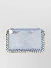 Stella Mccartney Chain Trimmed Metallic Card Holder