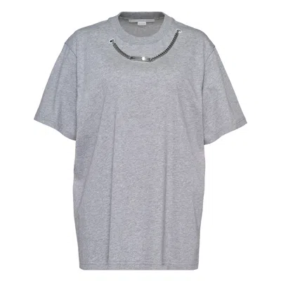 Stella Mccartney Chain T-shirt In Gray