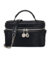 Stella Mccartney Chain Zipper Shoulder Bag In Black