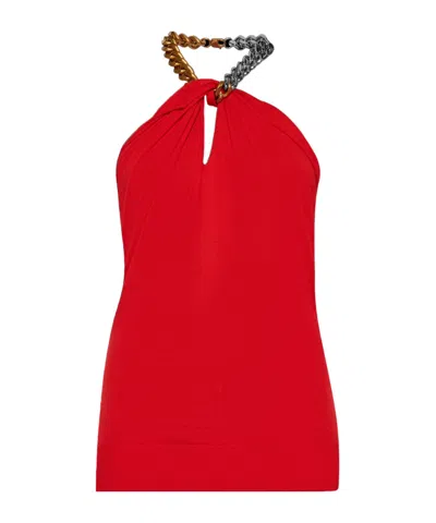 STELLA MCCARTNEY STELLA MCCARTNEY CHAINED SLEEVELESS TOP