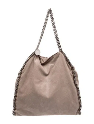 Pre-owned Stella Mccartney Chain-link Tote In Neutral