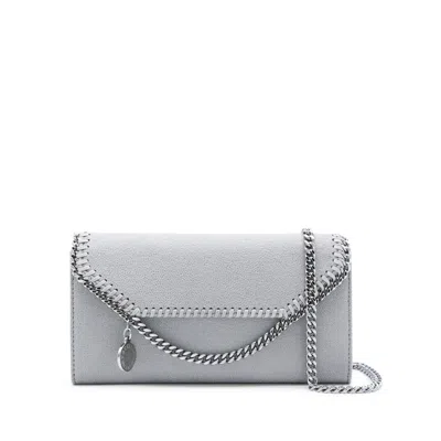 Stella Mccartney Chain-strap Charm-detail Shoulder Bag In Purple