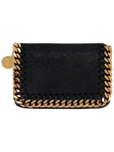 Stella Mccartney Chain-trim Clutch Bag In Black