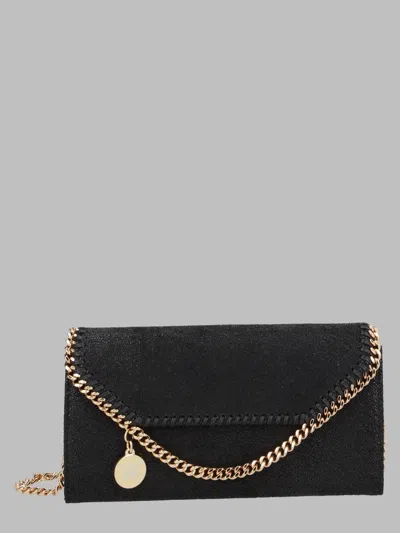 Stella Mccartney Chain-trim Envelope Clutch In Black