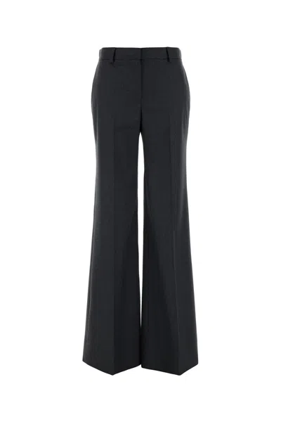 STELLA MCCARTNEY PANTALONE IN LANA ANTRACITE  DONNA