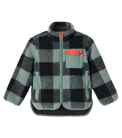 STELLA MCCARTNEY CHECKED FLEECE JACKET