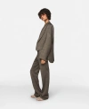 Stella Mccartney Checked Mid-rise Straight-leg Wool Trousers In Prince Of Wales Check