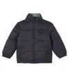 Stella Mccartney Checked Reversible Puffer Jacket In Blue