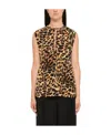 Stella Mccartney Cheetah-print Top In Multicolor