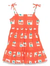 Shop Stella Mccartney Cherry-print Dress In Red