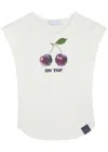 Stella Mccartney Cherry Printed Cotton T-shirt