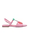 Stella Mccartney Cherry Sandals In Pink