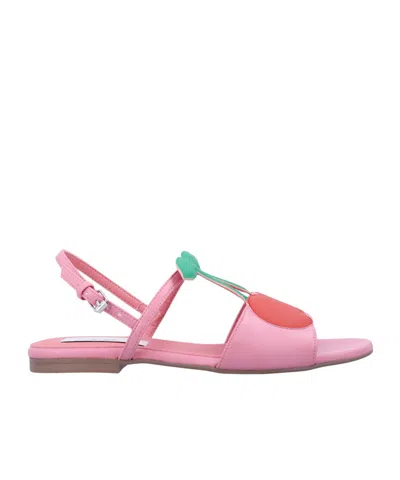 Stella Mccartney Cherry Sandals In Pink