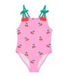 Stella Mccartney Cherry Swimsuit In Pink