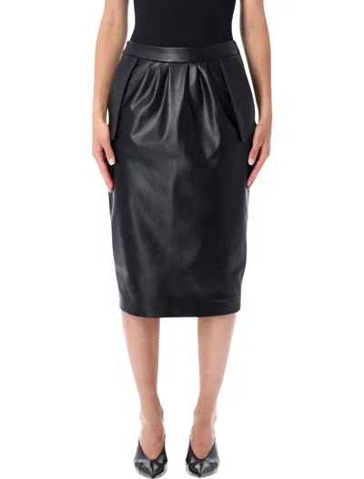 Stella Mccartney Chic Mini Skirt For Women In Nero