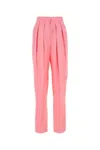 Stella Mccartney Pink Viscose Blend Wide-leg Pant In Pink