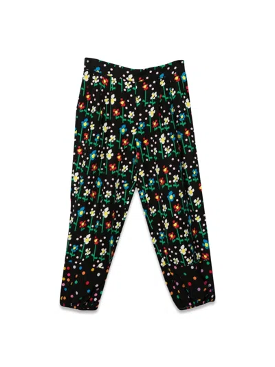 Stella Mccartney Chic Side Band Leggings For Girls In Black
