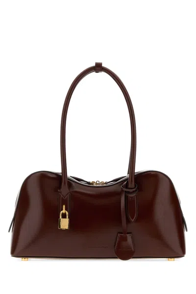 Stella Mccartney Chocolate Alter Mat Medium Ryder Shoulder Bag In Brown