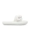 Stella Mccartney Air Chain-embellished Slip-on Slides In White