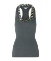 Stella Mccartney Round-neck Vest In Gray