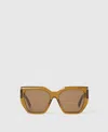 Stella Mccartney Chunky Square Cat-eye Sunglasses
