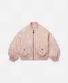 Stella Mccartney Classic Bomber Jacket In Pink
