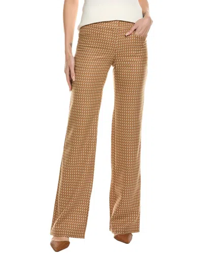 Stella Mccartney Claudia Wool Trouser In Brown