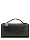Stella Mccartney Shoulder Bag With Chain Strap And Stud Embellishments In Black