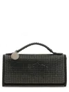 Stella Mccartney Shoulder Bag With Chain Strap And Stud Embellishments In Black