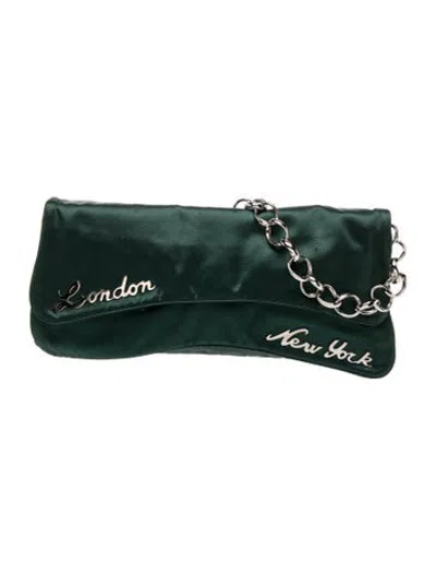Pre-owned Stella Mccartney Clutch In Green