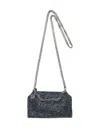 Stella Mccartney Clutch Soft All Over Crystal Mesh