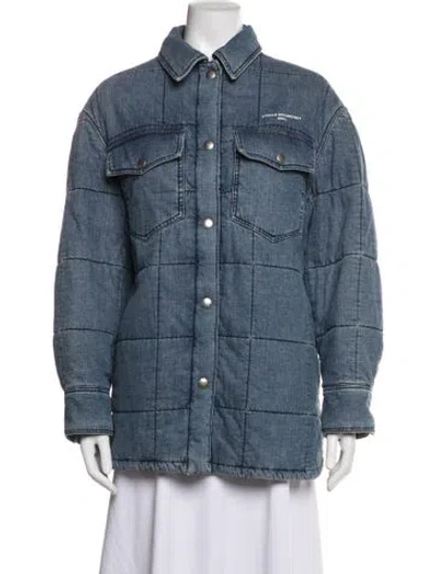 Pre-owned Stella Mccartney Coat In Blue