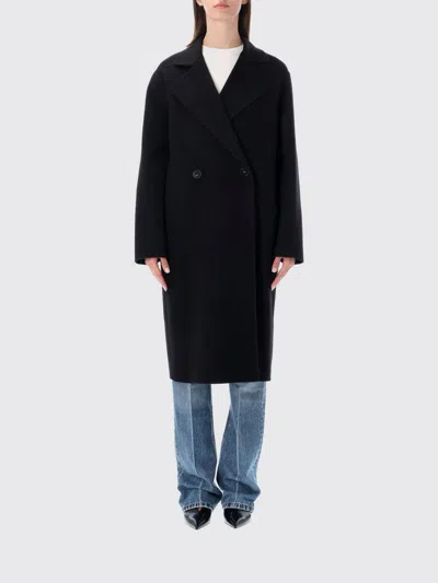 Stella Mccartney Coat Woman In Black