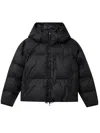 Stella Mccartney Truenature Short Padded Coat In Black