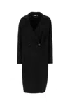 Stella Mccartney Double-breasted Wool Coat In Black