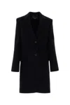 Stella Mccartney Black Wool Coat In Black