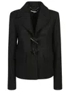 Stella Mccartney Toggle Lock Blazer In Black