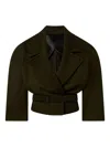 Stella Mccartney Coats Dark Khaki In Brown