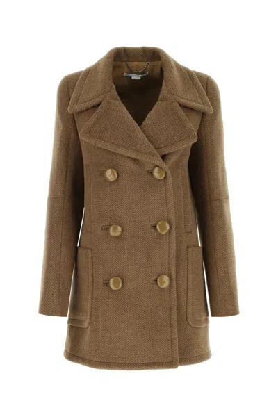 Stella Mccartney Coats In Brown
