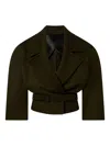 Stella Mccartney Coats Dark Khaki In Multi