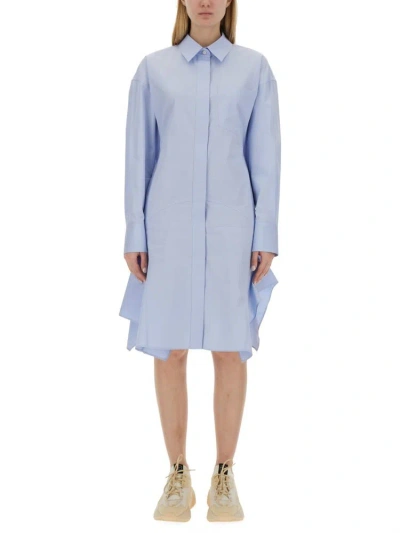 Stella Mccartney Collared Long In Blue