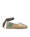 Stella Mccartney Color-block Espadrilles In Brown