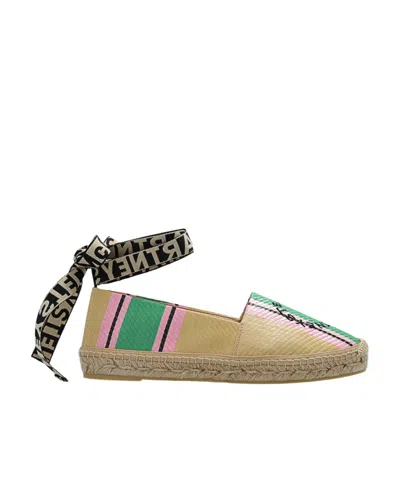 Stella Mccartney Color-block Espadrilles In Brown