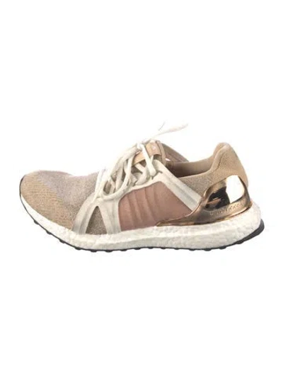 Pre-owned Stella Mccartney Colorblock Pattern Athletic Sneakers In Gold