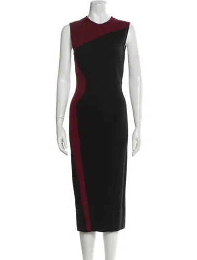 Pre-owned Stella Mccartney Colorblock Pattern Midi Length Dress In Multi
