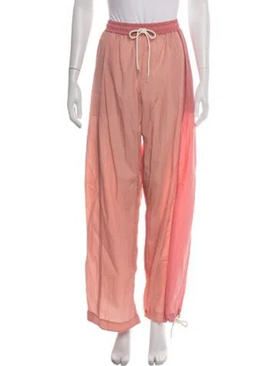 Pre-owned Stella Mccartney Colorblock Pattern Sweatpants In Orange